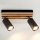 Brilagi - Φωτιστικό σποτ SELE WOOD 2xGU10/30W/230V μαύρο/ξύλο