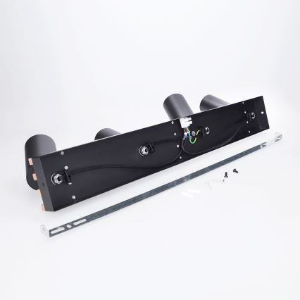 Brilagi - Φωτιστικό σποτ SELE WOOD ACOUSTIC 4xGU10/30W/230V μαύρο/ξύλο
