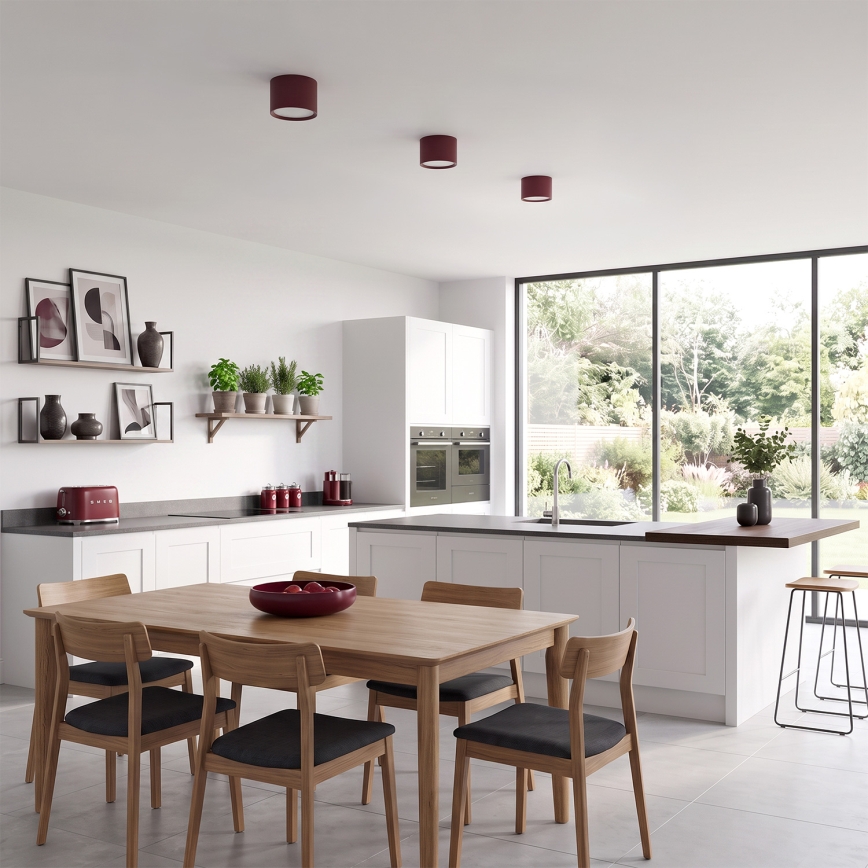 BRILAGI - Φωτιστικό σποτ SMOOTH 1xGX53/15W/230V 60x82 mm μπορντό