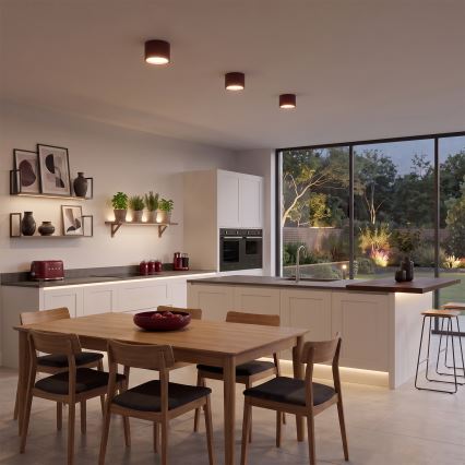 BRILAGI - Φωτιστικό σποτ SMOOTH 1xGX53/15W/230V 60x82 mm μπορντό