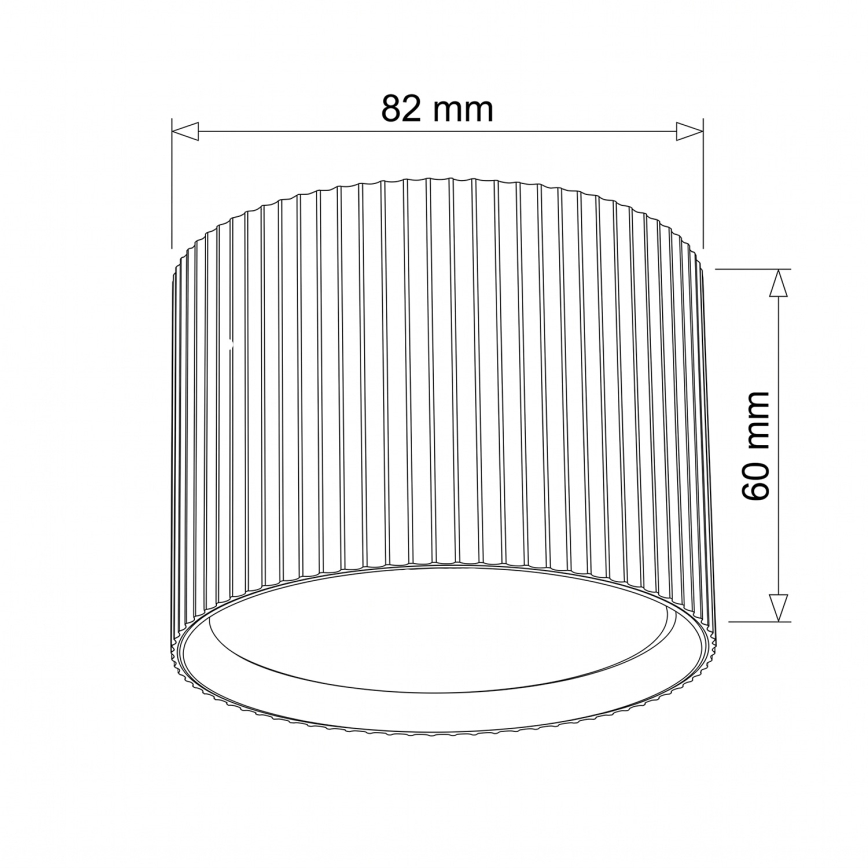 BRILAGI - Φωτιστικό σποτ STRIPY 1xGX53/15W/230V 60x82 mm καφέ