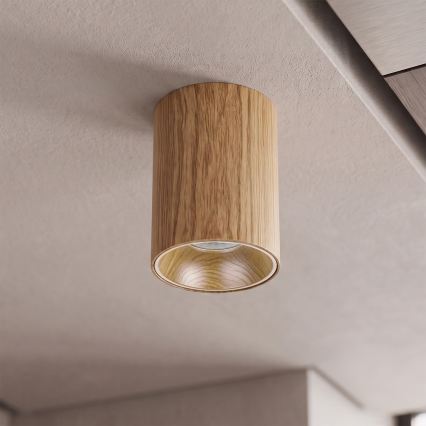 BRILAGI - Φωτιστικό σποτ TRINE 1xGU10/30W/230V σε δρύινη απόχρωση