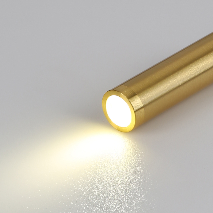 Brilagi - Φωτιστικό σποτ τοίχου LED MAYA LED/3W/230V 4000K μαύρο/χρυσό