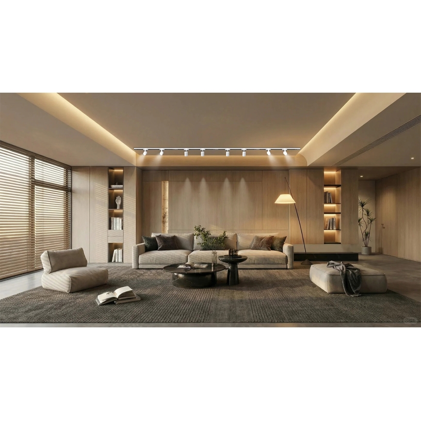 Brilagi - Φωτιστικό σποτ για ράγα HUSKY με 8xGU10/10W/230V, λευκό