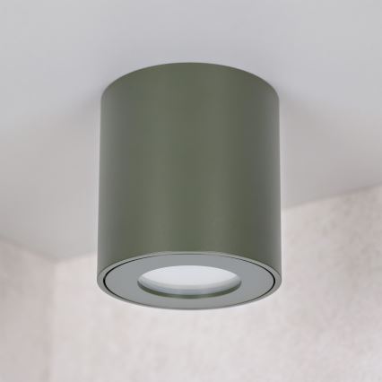 BRILAGI - Σποτ μπάνιου MIA 1xGU10/30W/230V 60x82 mm 84x80 mm σκούρο πράσινο IP54