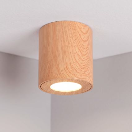 BRILAGI - Φωτιστικό σποτ μπάνιου MIA 1xGU10/30W/230V 84x80 mm δρύινο ντεκόρ IP44