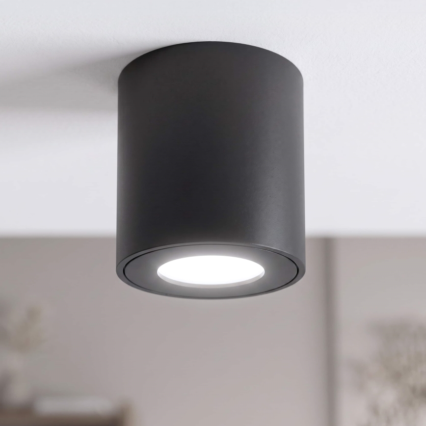 BRILAGI - Φωτιστικό σποτ μπάνιου MIA 1xGU10/30W/230V 84x80 mm μαύρο IP54