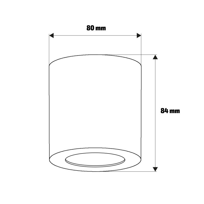 Brilagi - Φωτιστικό σποτ μπάνιου MIA 1xGU10/30W/230V 84x80 mm χρυσό IP54