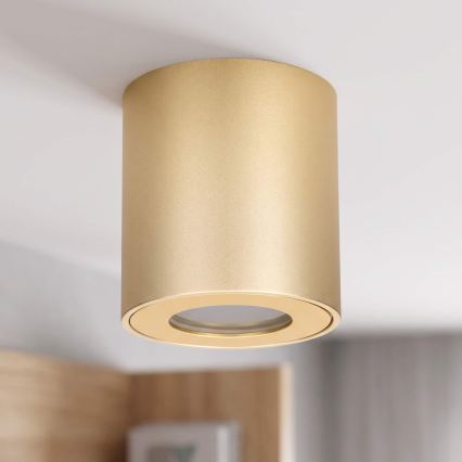 BRILAGI - Φωτιστικό σποτ μπάνιου MIA 1xGU10/30W/230V 84x80 mm χρυσό IP54