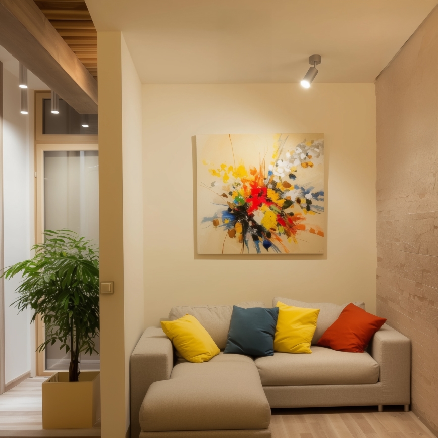 Brilagi - Φωτιστικό σποτ μπάνιου SELE 1xGU10/30W/230V IP44 ασημί