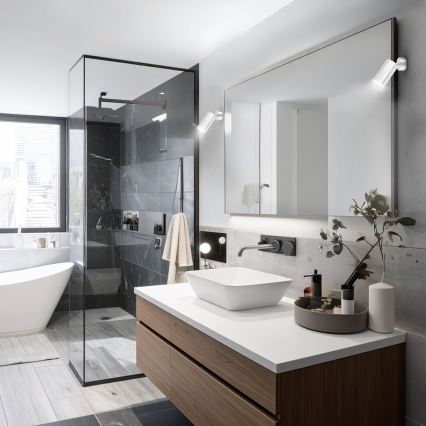 Brilagi - Φωτιστικό σποτ μπάνιου SELE 1xGU10/30W/230V IP44 γυαλιστερό χρώμιο