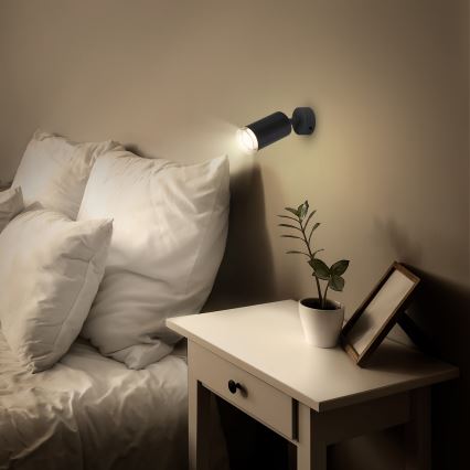 Brilagi - Φωτιστικό σποτ μπάνιου SELE 1xGU10/30W/230V IP44 μαύρο