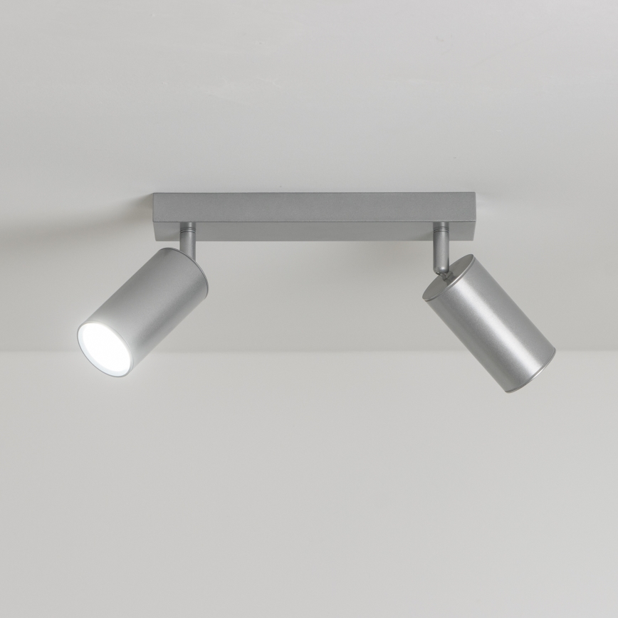 Brilagi - Φωτιστικό σποτ μπάνιου SELE 2xGU10/30W/230V IP44 ασημί