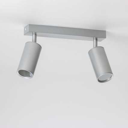 Brilagi - Φωτιστικό σποτ μπάνιου SELE 2xGU10/30W/230V IP44 ασημί