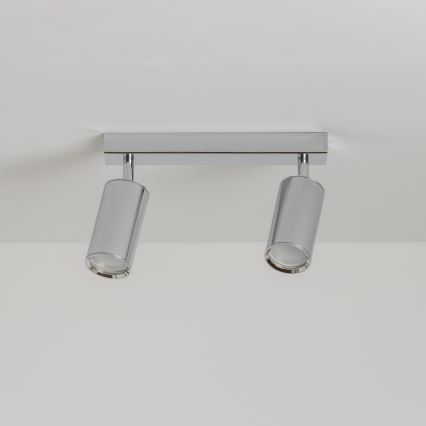 Brilagi - Φωτιστικό σποτ μπάνιου SELE 2xGU10/30W/230V IP44 γυαλιστερό χρώμιο