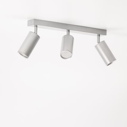 Brilagi - Φωτιστικό σποτ μπάνιου SELE 3xGU10/30W/230V IP44 ασημί