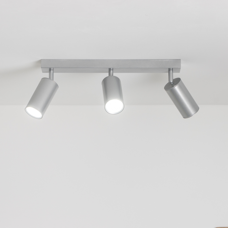 Brilagi - Φωτιστικό σποτ μπάνιου SELE 3xGU10/30W/230V IP44 ασημί