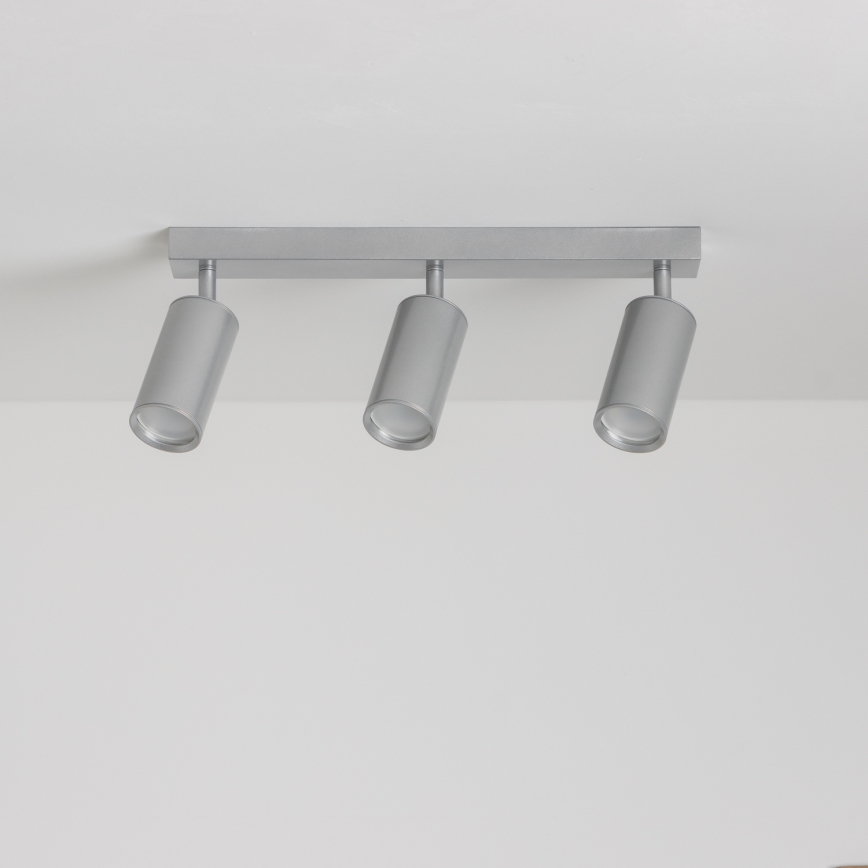 Brilagi - Φωτιστικό σποτ μπάνιου SELE 3xGU10/30W/230V IP44 ασημί