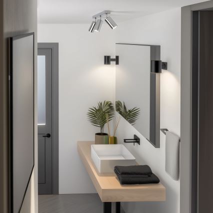 Brilagi - Φωτιστικό σποτ μπάνιου SELE 3xGU10/30W/230V IP44 γυαλιστερό χρώμιο