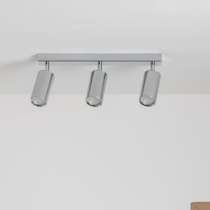 Brilagi - Φωτιστικό σποτ μπάνιου SELE 3xGU10/30W/230V IP44 γυαλιστερό χρώμιο