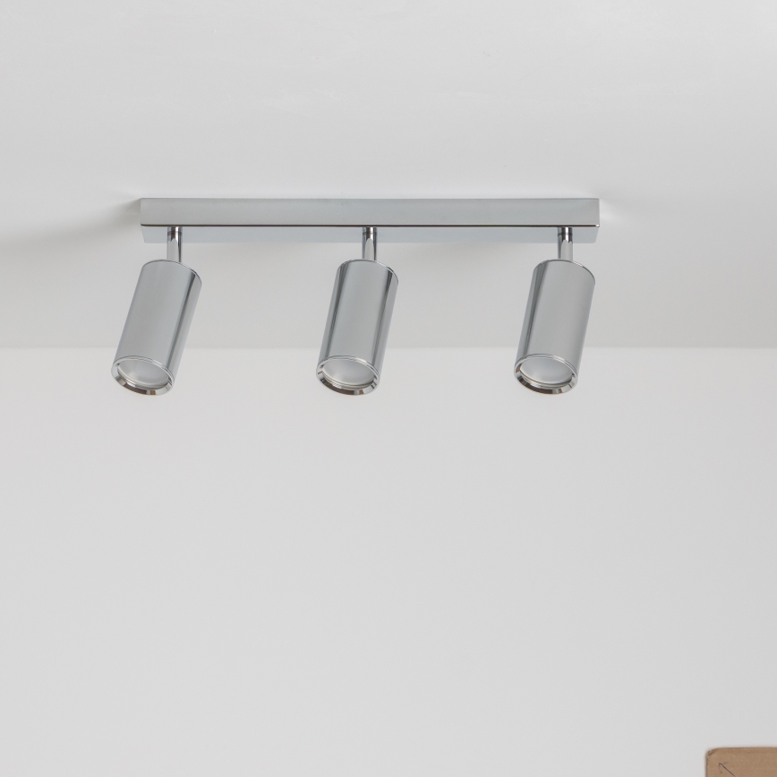 Brilagi - Φωτιστικό σποτ μπάνιου SELE 3xGU10/30W/230V IP44 γυαλιστερό χρώμιο