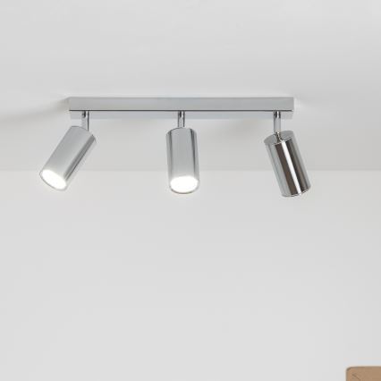 Brilagi - Φωτιστικό σποτ μπάνιου SELE 3xGU10/30W/230V IP44 γυαλιστερό χρώμιο