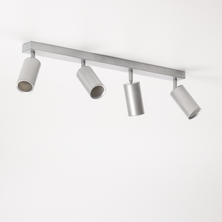 Brilagi - Φωτιστικό σποτ μπάνιου SELE 4xGU10/30W/230V IP44 ασημί