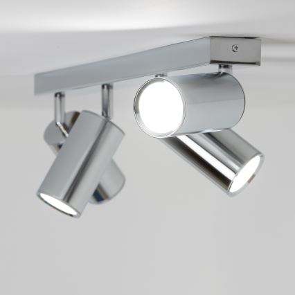 Brilagi - Φωτιστικό σποτ μπάνιου SELE 4xGU10/30W/230V IP44 γυαλιστερό χρώμιο