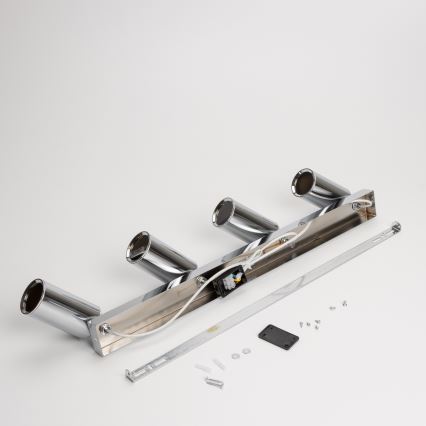 Brilagi - Φωτιστικό σποτ μπάνιου SELE 4xGU10/30W/230V IP44 γυαλιστερό χρώμιο