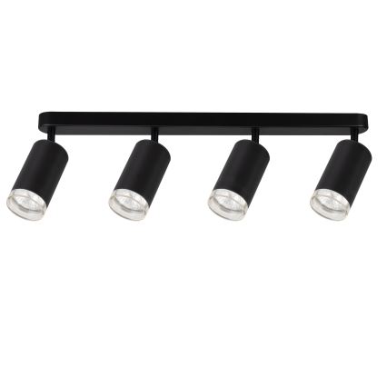 Brilagi - Φωτιστικό σποτ μπάνιου SELE 4xGU10/30W/230V IP44 μαύρο