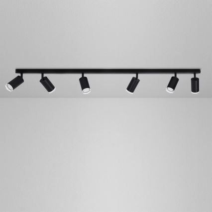 Brilagi - Φωτιστικό σποτ μπάνιου SELE 6xGU10/30W/230V IP44 μαύρο