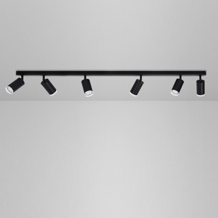 Brilagi - Φωτιστικό σποτ μπάνιου SELE 6xGU10/30W/230V IP44 μαύρο