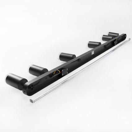 Brilagi - Φωτιστικό σποτ μπάνιου SELE 6xGU10/30W/230V IP44 μαύρο