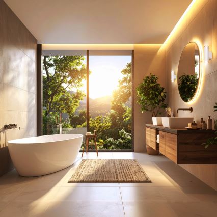 Brilagi - Επιτοίχιο σποτ μπάνιου SELE AQUA 4xGU10/30W/230V IP44 λευκό