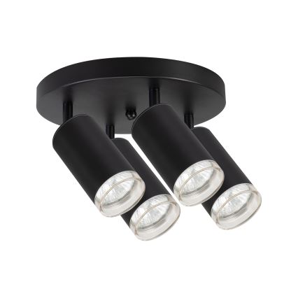 Brilagi - Φωτιστικό σποτ μπάνιου SELE AQUA 4xGU10/30W/230V IP44 μαύρο