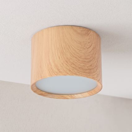 BRILAGI - Φωτιστικό σποτ μπάνιου SMOOTH 1xGX53/15W/230V 60x82 mm φινίρισμα δρυός IP54