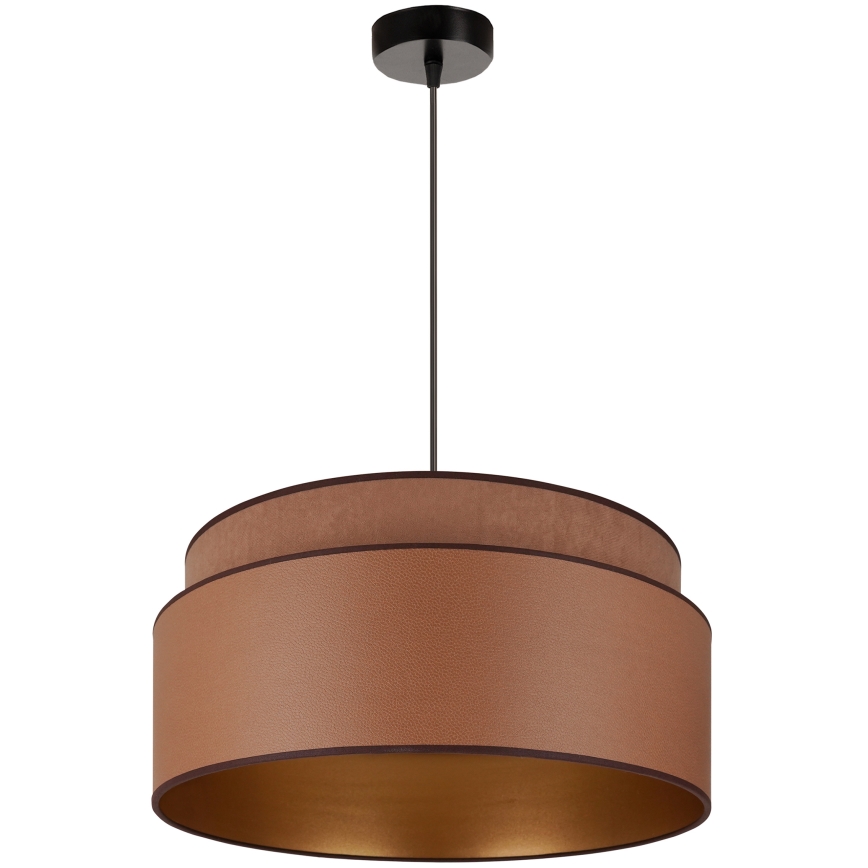 Brilagi - Φωτιστικό οροφής με καλώδιο OREGON VEGE 1xE27/15W/230V διάμ. 45 εκ. καφέ