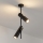 Brilagi - Φωτιστικό σε ράβδο BRANCH 2xGU10/30W/230V μαύρο
