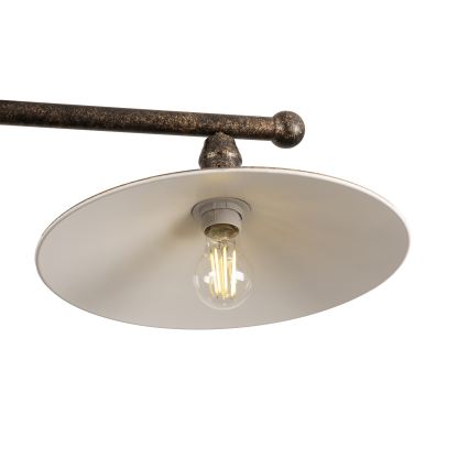 BRILAGI - Φωτιστικό σε ράβδο FORGE 2xE27/60W/230V χάλκινο/πατίνα