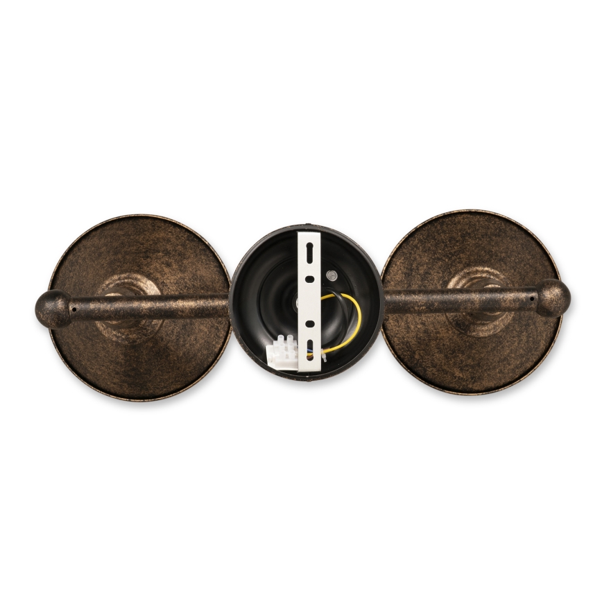 BRILAGI - Φωτιστικό σε ράβδο FORGE 2xE27/60W/230V χάλκινο/πατίνα