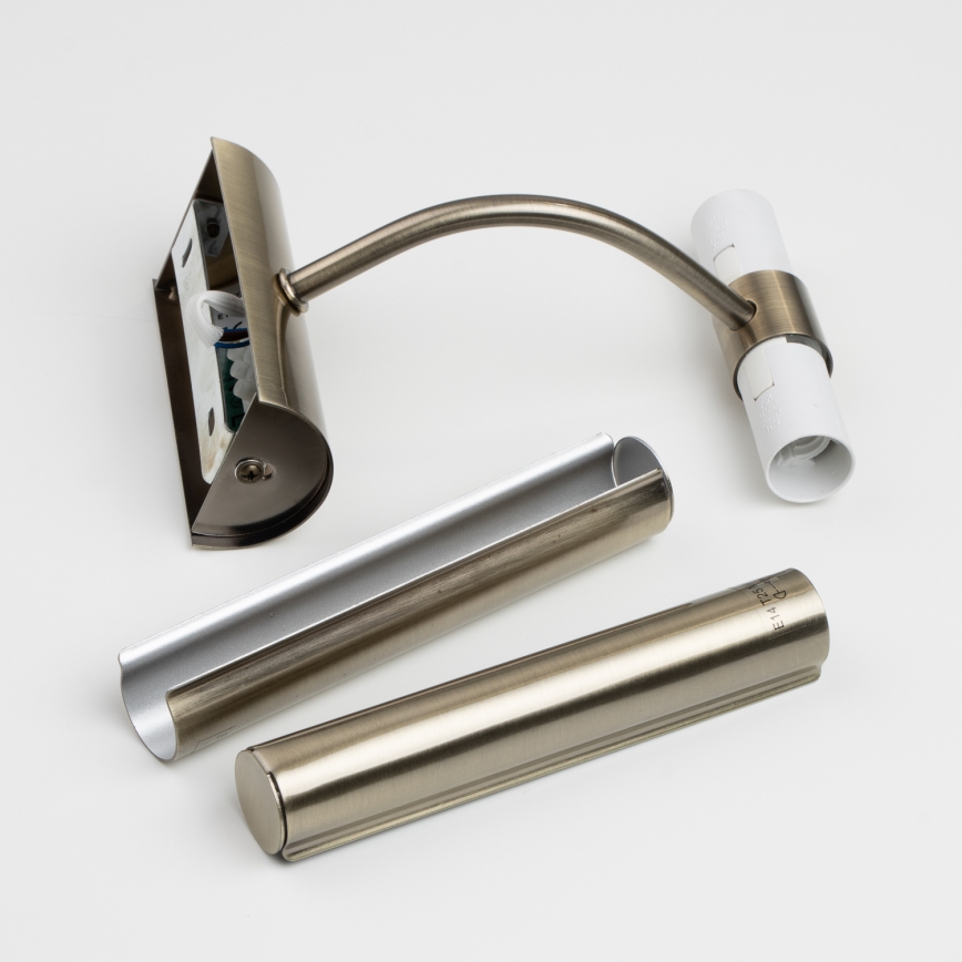 Brilagi - Φωτιστικό πίνακα LED DANAE 2xE14/4W/230V 3000K μπρονζέ