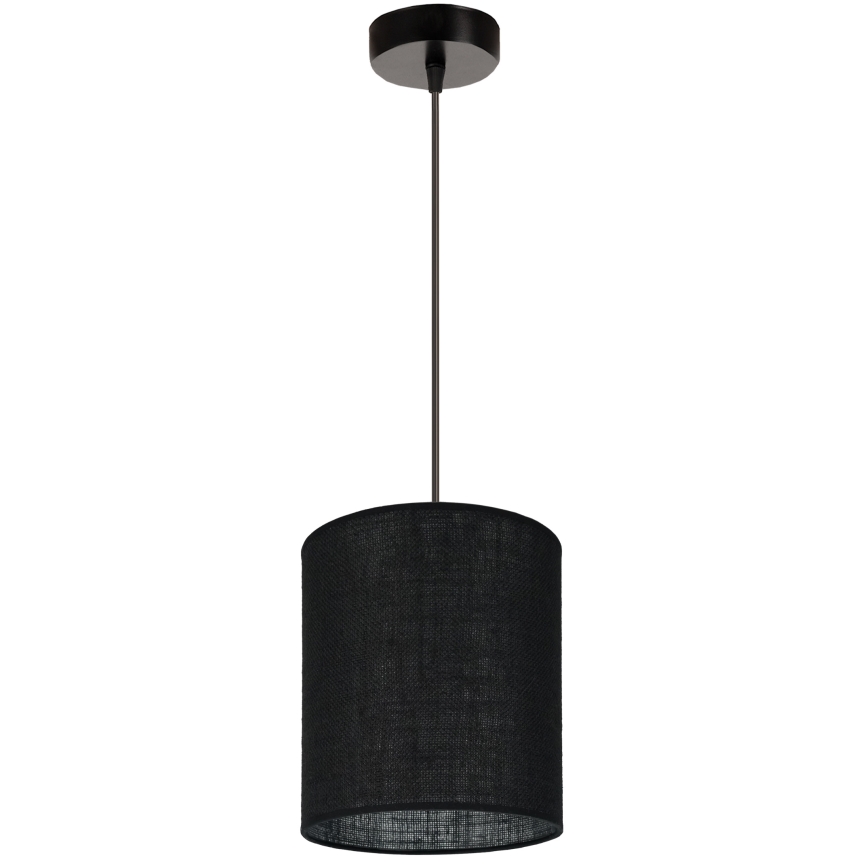 Brilagi - Φωτιστικό οροφής με καλώδιο TUBES 1xE27/15W/230V διάμ. 20 εκ. μαύρο