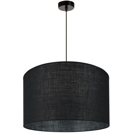 Brilagi - Φωτιστικό οροφής με καλώδιο TUBES ROLLER 1xE27/15W/230V διάμ. 50 εκ. μαύρο