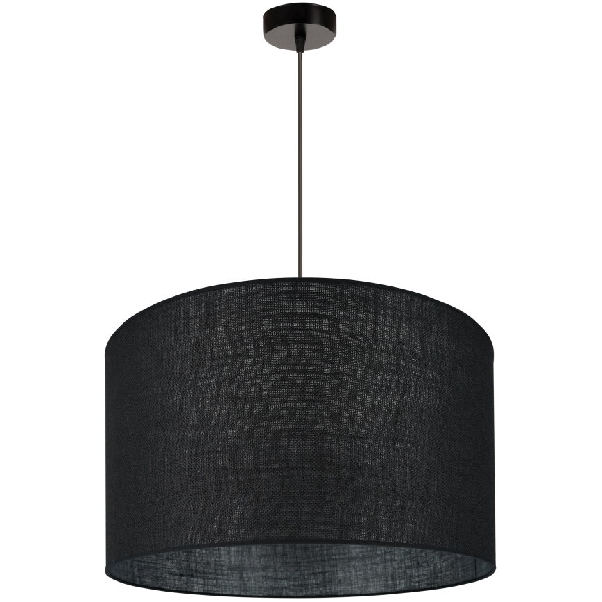 Brilagi - Φωτιστικό οροφής με καλώδιο TUBES ROLLER 1xE27/15W/230V διάμ. 50 εκ. μαύρο