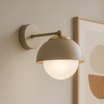 Brilagi - Φωτιστικό τοίχου COSMO 1xE27/60W/230V μπεζ/χρυσό