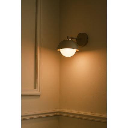 Brilagi - Φωτιστικό τοίχου COSMO 1xE27/60W/230V μπεζ/χρυσό