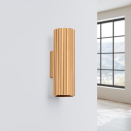 Brilagi - Φωτιστικό τοίχου CRESTO 2xGU10/10W/230V 20 cm χρυσό