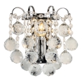 Brilagi - Φωτιστικό τοίχου CRYSTAL 1xE14/60W/230V γυαλιστερό χρώμιο