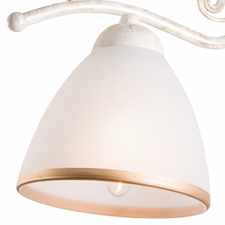 Brilagi - Φωτιστικό τοίχου LED ANTICO 1xE27/60W/230V λευκή πατίνα