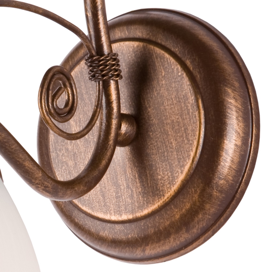 Brilagi - Φωτιστικό τοίχου LED ANTICO 1xE27/60W/230V μπρονζέ πατίνα